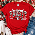 Christmas Graphic Tee - Frosty Vibes